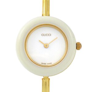 グッチ チェンジベゼル ブランドオフ GUCCI GP（ゴールドメッキ） 腕時計 GP 中古 レディース