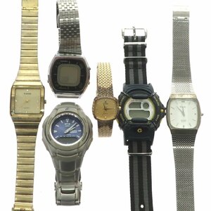 1円スタート 腕時計 まとめ6点セット CASIO カシオ RADO ラドー CYMA シーマ クォーツ メンズ レディース Baby-G G-SHOCK 動作未確認