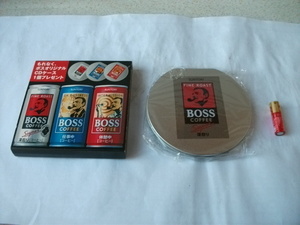 非売品 希少 レア　サントリー　BOSS　ボス　オリジナル　ＣＤ　ケース 　深煎り　ノベルティ 昭和レトロ ビンテージ 