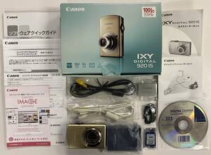 ☆美品♪Canon キャノン IXY DIGITAL 920 IS コンパクトデジタルカメラ 付属品一式付 動作確認済 SDカード未開封