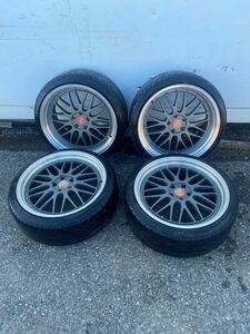 Sk1124 中古 BBS風 LMタイプ 20インチ　タイヤ&ホイール 4本セット 20×8.5J +35 20×10J +40 114.3 5H NANKANG 22年