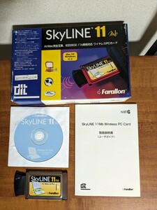 Apple Powerbook用無線LANカード SkyLINE 11mb PC CARD + FireWire PCMCIA CARD【ジャンク品】