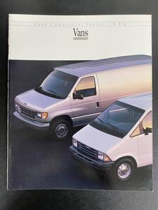 1992 Ford Commercial Trucks Vans カタログ / フォード コマーシャル トラックス バンズ アメ車