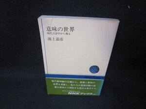 意味の世界　池上嘉彦　NHKブックス　シミ破れ折れ目有/TAZB