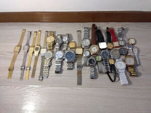 【M594】【商品名表記ブランドのみ】 時計 おまとめ 30点 ELGIN GUESS TECHNOS エルジン ゲス テクノス 手巻 メンズ レディース クォーツ