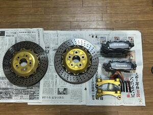 インプレッサ WRX STI GDB 前期 SYMS brembo フロント ブレーキ キャリパー　2023年8月オーバーホール品！GC8 BE5 BL5 ZN6 ZC6 等にも