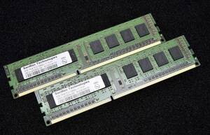 4GB 2枚組 (合計 8GB) PC3-12800 PC3-12800U DDR3-1600 240pin non-ECC UDIMM 1Rx8 デスクトップPC用 SanMax (管:ED0007 x1s