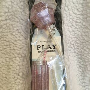 ●新品 未開封 激レア 安室奈美恵 グッズ PLAYツアー ボトルキャップ ストローキャップ ダイヤモンド ピンク ラメ ジム 片手で飲める