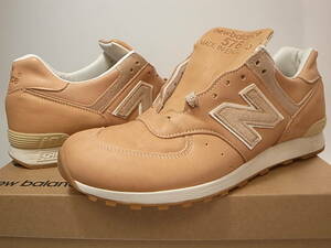 【送料無料 即決】NEW BALANCE UK製 M576VT 28.5cm US10.5新品 30周年記念HORWEENホーウィン社製ベジタンレザー ヌメ革 オールレザー英国製