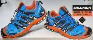 【美品・USED/完全防水/GORE-TEX＆QUICKLACE＆ORTHOLITE】SALOMON　XA　PRO　3D　ULTRA　2　GTX　トレッキングシューズ　　サイズ＝28.0cm