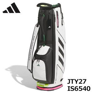 アディダス JTY27-IS6540 軽量 コードカオスキャディバッグ ホワイト キャディバッグ BOX160サイズ adidas 2024 20p 即納