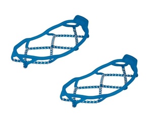 ヤクトラックス 冬道用 一般靴向 スノー&アイス 簡易滑り止め　Mサイズ　青