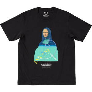 UNIQLO UT ルーヴル美術館 グラフィック Tシャツ / XXL BLACK ピーター サヴィル MoMA モナリザ ユニクロ Peter Saville