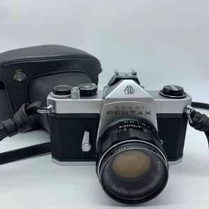 動作未確認JUNK品 ASAHI アサヒ PENTAX ペンタックス SL 一眼レフ フィルム カメラ Super-Takumar 1:1.8/55 空シャッターOK