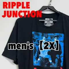 F667【RIPPLE JUNCTION】半袖プリントTシャツ【2X】