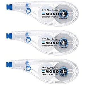 トンボ鉛筆 修正テープ MONO モノYS 6mm 3個 KCA-327