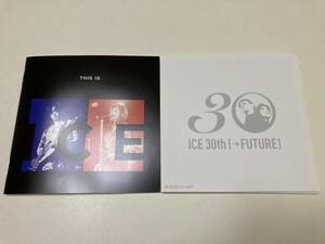 『THIS IS ICE』 ICE 30th Anniversary Memorial Photograph Cards ９枚