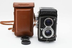 【美品 動作確認済】 Yashica ヤシカ 二眼カメラYashicaflex A2 6x6 TLR Film Camera 80mm f3.5 Lens 2151609