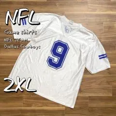 Reebokリーボック NFLダラス・カウボーイズゲームシャツユニフォーム2XL