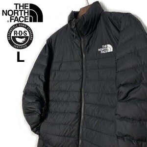 1円～!売切!【正規新品】THE NORTH FACE MINOQUA DOWN JACKET ダウンジャケット フレアダウン US限定 軽量 RDS パッカブル(L)黒 190122-85