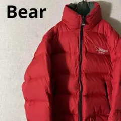 Bear USA ベアー ダウンジャケットリバーシブル RED グレー 肉厚