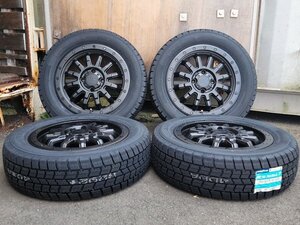 14インチ 165/65R14 冬タイヤ 国産 スタッドレス ハイゼット ジャンボ S500P S510P タイヤホイール4本セット グッドイヤー アイスナビ 7