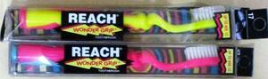 No1841　歯ブラシ　REACH　WONDER GRIP　２本セット