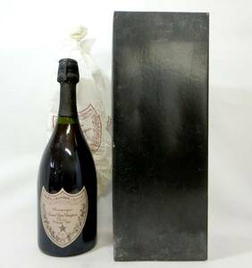 1000円スタート 酒 Champagne Dom Perignon Rose vintage 1980 750ml 12.5％ ドンペリ ロゼ シャンパン 果実酒 未開栓 箱付 11 酒U552