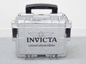 ☆美品 未使用品☆INVICTA インビクタ 3スロット シルバーカラー 時計ケース 時計コレクションケース/REC0726-2