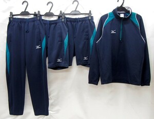 r2_4218k 良品4点セット mizuno ミズノ ジャージ セットアップ 上下セット サイズすべてS