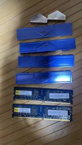 DDR2-800/PC2-6400U/1GB(2枚合計2GB)　ヒートシンク付き