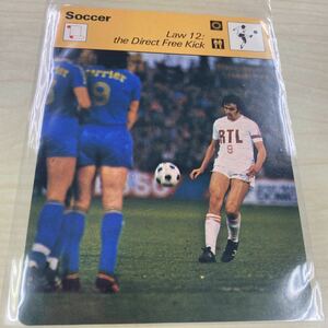 1979 SportsCasterCard Micheal Platini AS Nancy フランス代表　ミシェル　プラティニ　ナンシー