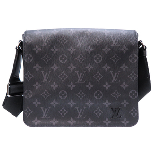 ［銀座店］LOUIS VUITTON LV ルイ・ヴィトン ディストリクト PM M45272 ショルダーバッグ モノグラムエクリプス ブラック DH84549