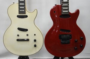 管理番号=a0800513【中古】オブジェ用 ジャンクセット WHITE & RED ギター＆ギター JUNK ジャンク 現状渡し