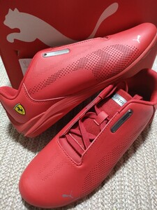 新品 定価14300 PUMA フェラーリ スニーカー 26.5cm ドリフトキャット デシマ Decima 2.0 赤 エンブレム プーマ FERRARI コラボ 公式