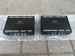 ジャンク2台セット 絶版ソニー XA-300 SONY BUS AUXセレクター 