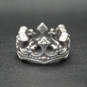 新品同様 美品 JUSTIN DAVIS PALACE CROWN RING ジャスティンデイビス パレスクラウンリング 13号 11.8g クラウン 王冠 SRJ125 箱付き