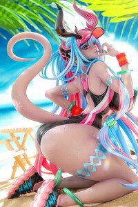 伊吹童子 ガレージキット 揺光 雷欧 未組立 正規品 wf2023s ワンフェス 1/4スケール