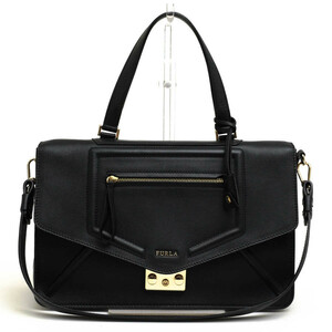 FURLA フルラ ハンドバッグ ALICE M TOP HANDLE SATCHEL アリーチェ 牛革 サッチェルバッグ 2WAY ショルダーバッグ