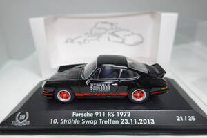 ☆送料無料・超レア10.Strhle Porsche Swap Treffen 25台限定☆WORLD OF MODELCARS 1/43 Porsche 911 Carra 2.7 RS 1972 ☆20231222