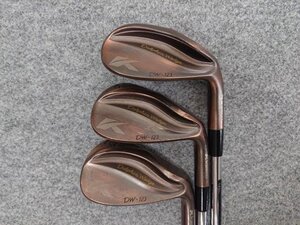 kasco キャスコ Dolphin Wedge ドルフィンウェッジ DW-123 Copper 銅メッキ 46° & 50° ＆ 52° 3本 N.S.PRO 950GH neo (WEDGE) 日本