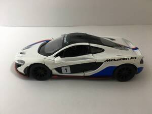 マクラーレンP1　McLaren P1　ホワイトKinsmart　キンスマート社製　 1/36 ミニカー