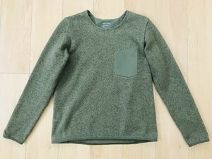 【良品】ARCTERYX アークテリクス＊プルオーバーニット＊ミックス渋グリーン＊WOMENS S