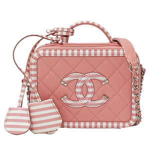 シャネル CHANEL バッグ CCフィリグリー レディース ブランド ショルダーバッグ ハンドバッグ 2way グレインドカーフスキン ピンク