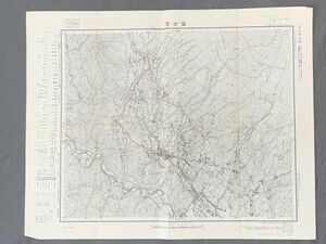 【古地図】昭和34年印刷　応急修正版　『静岡県（駿河国）・富士宮』 明治20年測図　5万分の一地形図　～旅の軌跡～　大量出品　Ｋ0705Ｕ