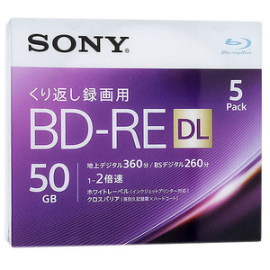 SONY ブルーレイディスク 5BNE2VJPS2 BD-RE DL 5枚組 [管理:1000002248]