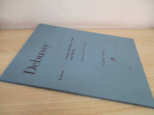 A25　　[洋書・楽譜]　Debussy/ドビュッシー ・Sonate fur Flote，Viola und Harfe　S0326