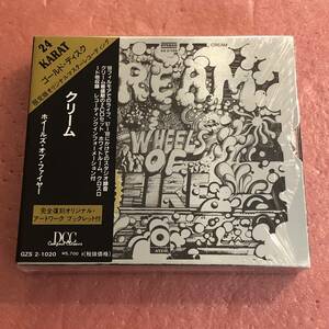 美盤 2CD ゴールドディスク 24kt Gold Plated 国内盤 帯付 クリーム ホイールズ オブ ファイヤー Cream Wheels Of Fire