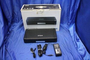 難あり★総通紙枚数2388枚★ EPSON/Wi-Fi対応 バッテリー内蔵 モバイルA4プリンター ◆PX-S05B/元箱付き◆　48497Y