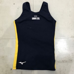 WK186 MIZUNO ミズノ　セパレート　競泳　水着　ジュニア130 ネイビー　クリーニング済み